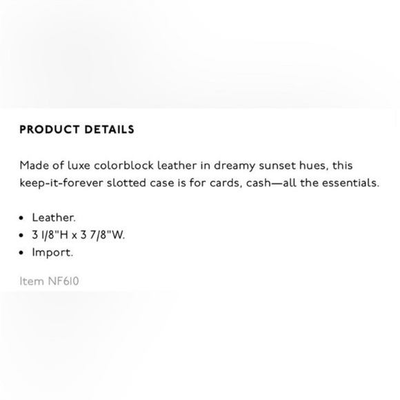 Madewell the leather card case - Picture 6 of 11